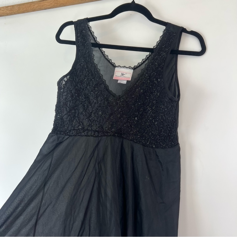 Black Lace Chemise Cami Going Out Top Women’s Small Whimsy Goth Fairy Grunge